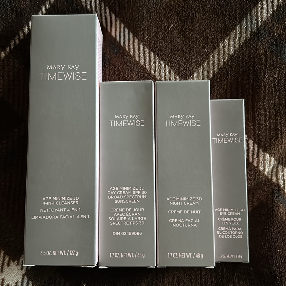 Mary Kay TimeWise Miracle Age Minimize 3D Set.